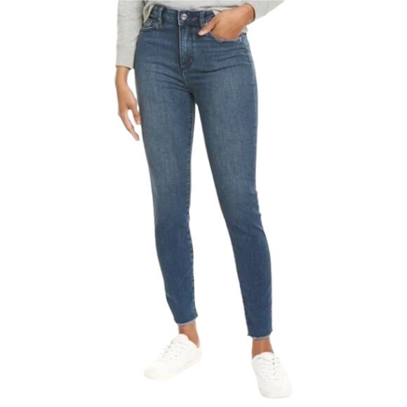 1.STATE Denim Raw Hem Meadow Wash Skinny Jeans Women's Pants Size 27 - Picture 1 of 9